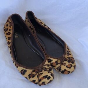 Woman’s Abira Lauren Ralph Lauren animal print fur flats